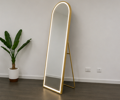 Freestanding Arch LED Mirror