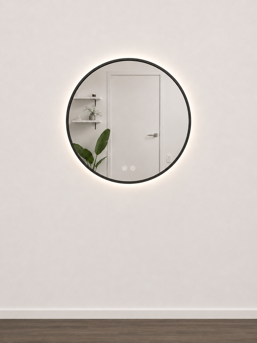 Round Framed LED Mirrors