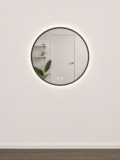 Round Framed LED Mirrors