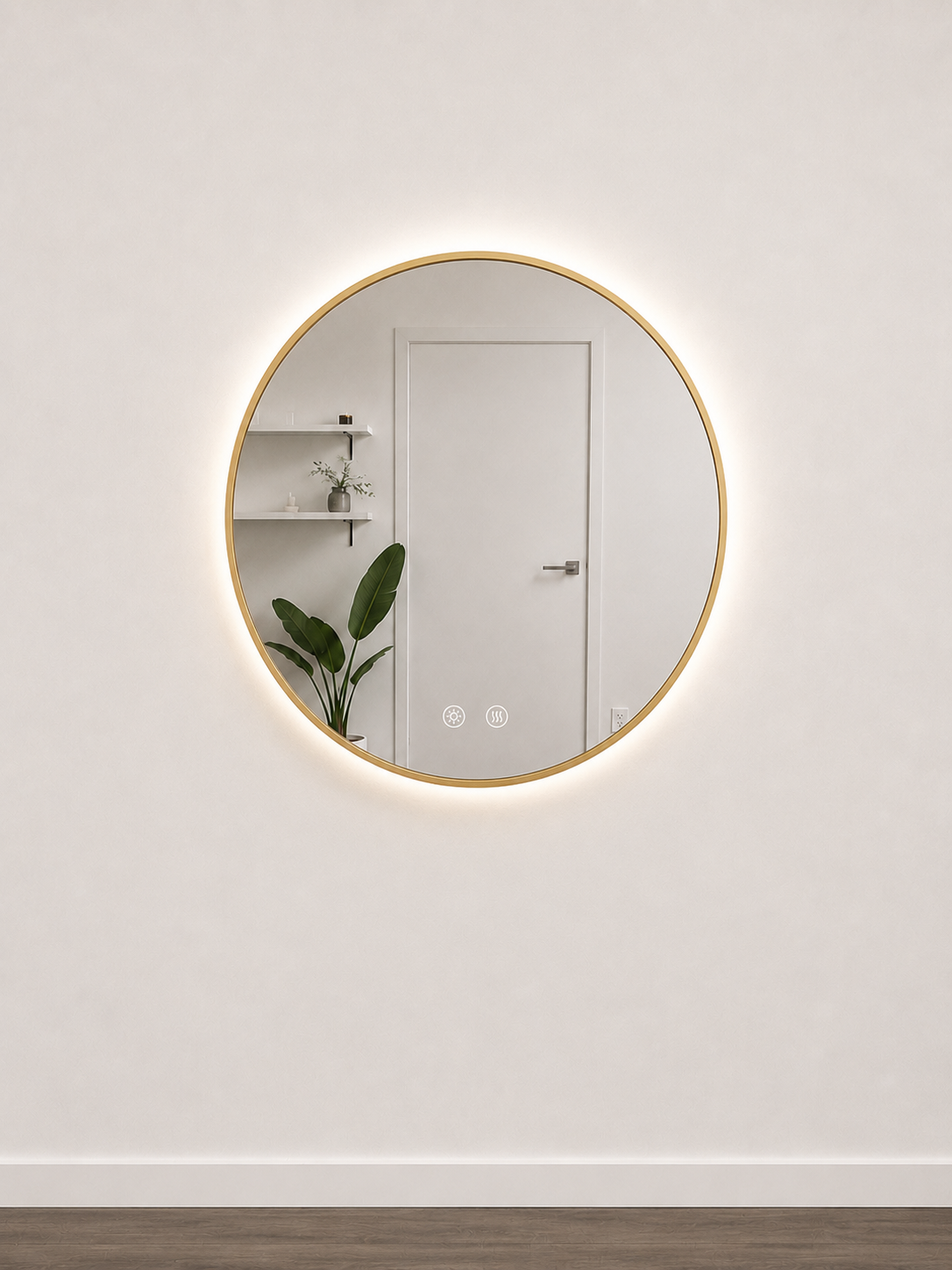 Round Framed LED Mirrors